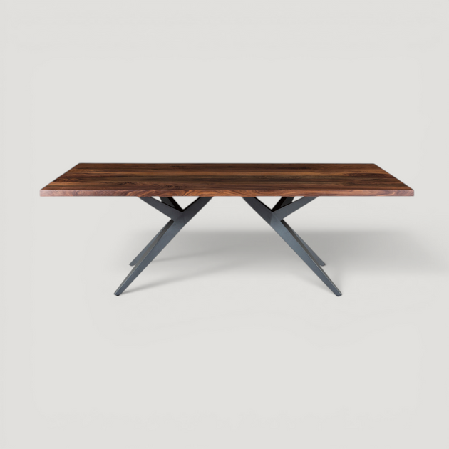 Benz Walnut Modern Rectangular Dining Table | SoBe Furniture