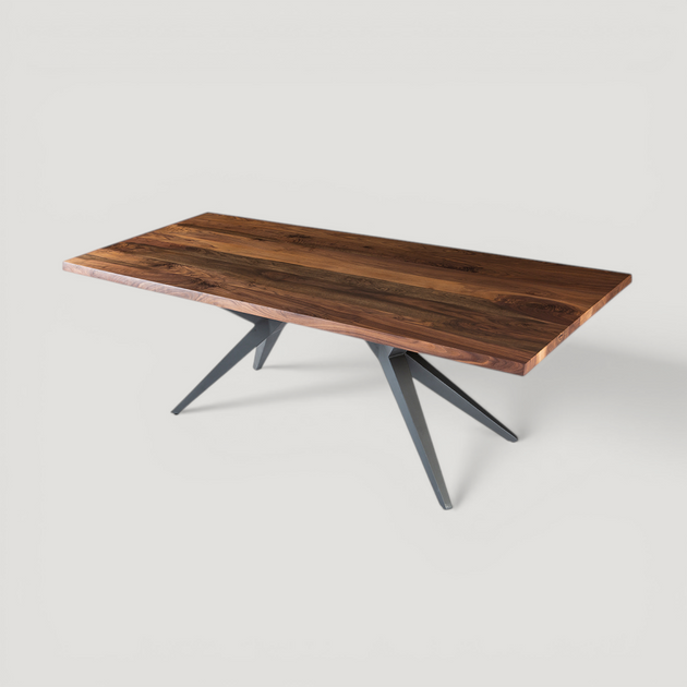 Benz Walnut Modern Rectangular Dining Table | SoBe Furniture