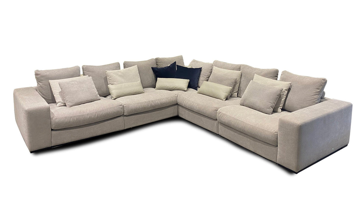 Incanto B672 Fabric Corner Sectional, 5 Pieces (130 x 130 in)