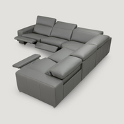 Ambasciatore II Italian Triple Reclining Le | SoBe Furniture