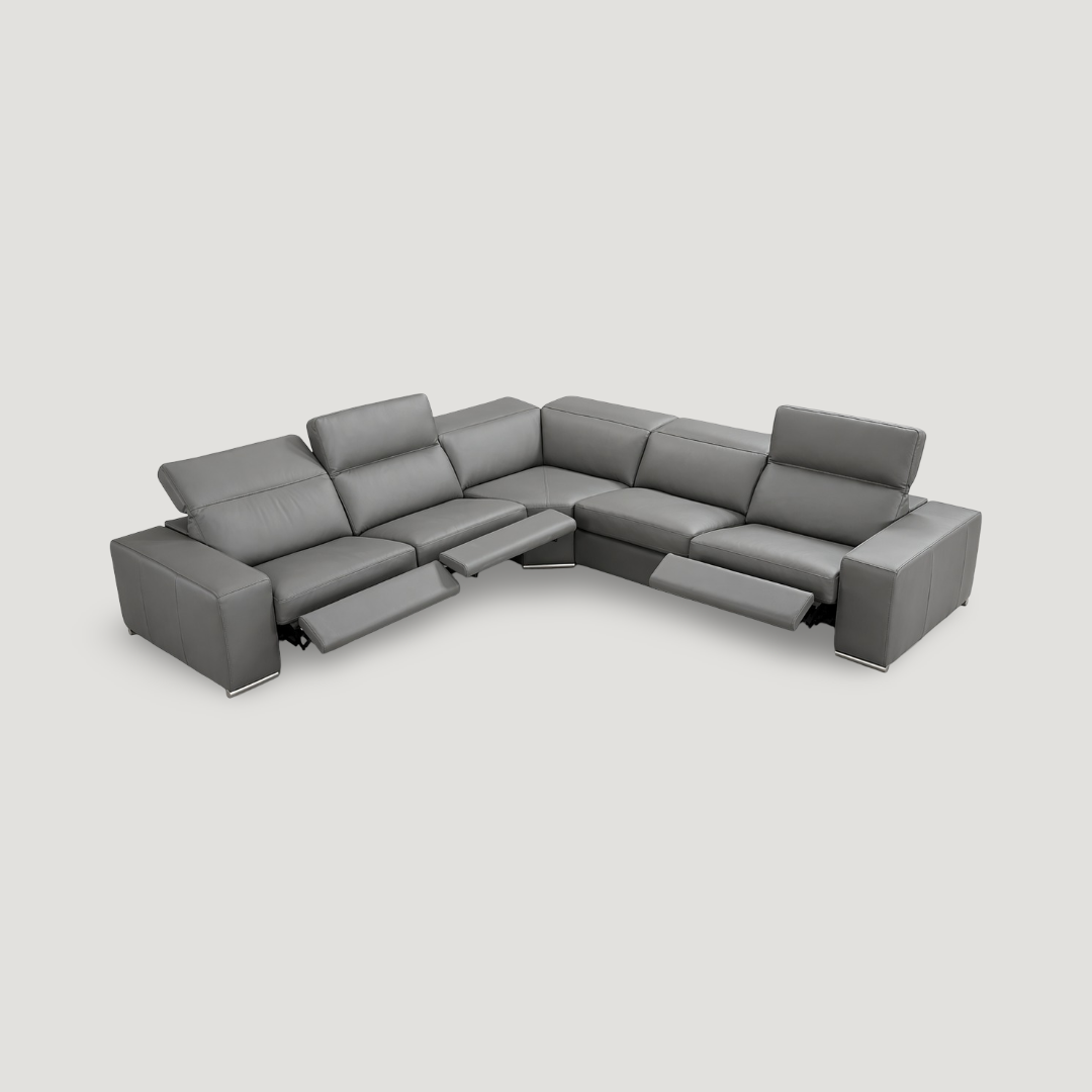 Ambasciatore II Italian Triple Reclining Le | SoBe Furniture
