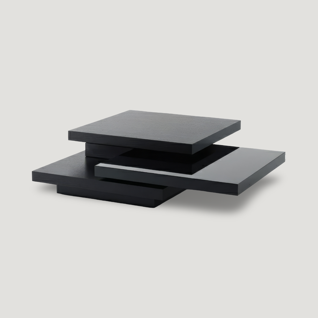 Modern 370 Black Oak Contemporary Coffee Ta | SoBe Furniture