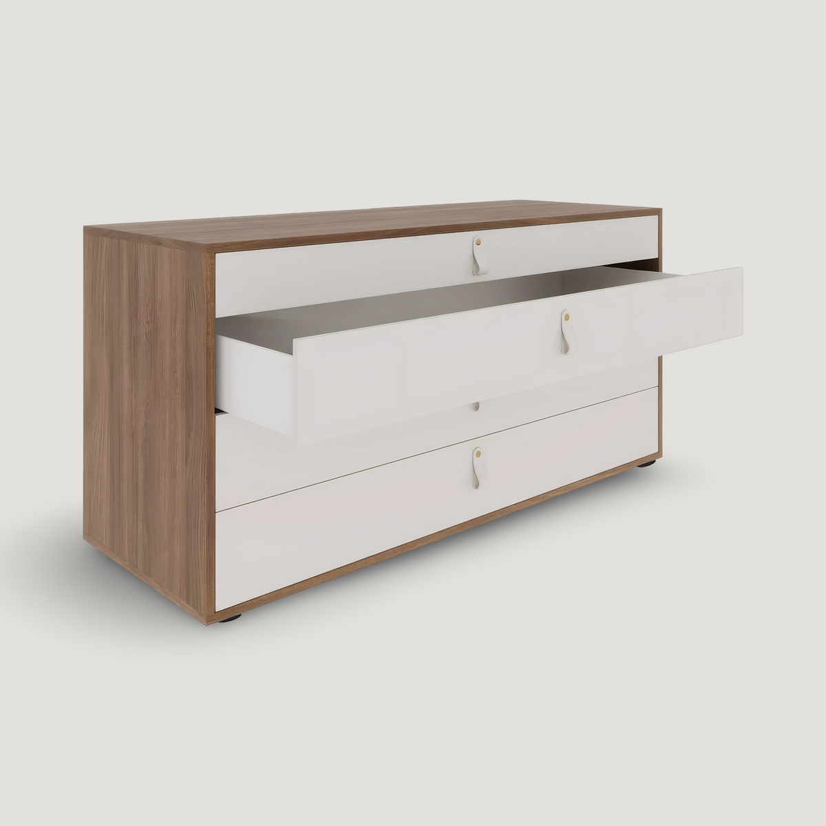 Agora Walnut Modern Dresser