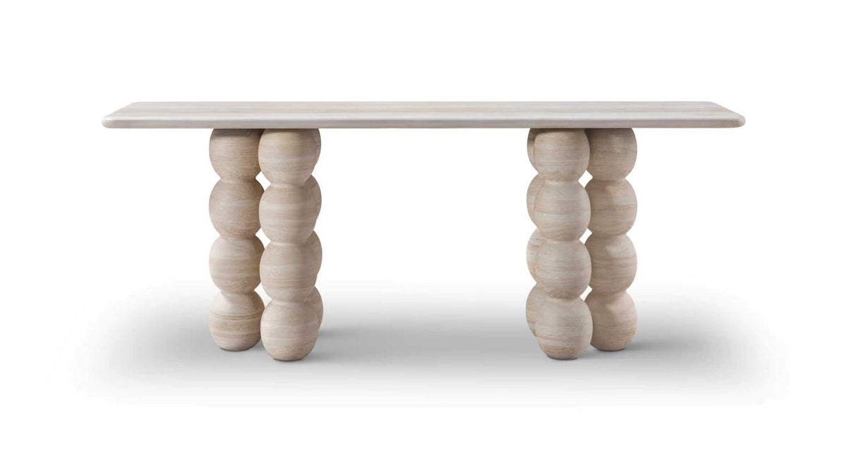 Capri Travertine Console | SoBe Furniture Boca Raton