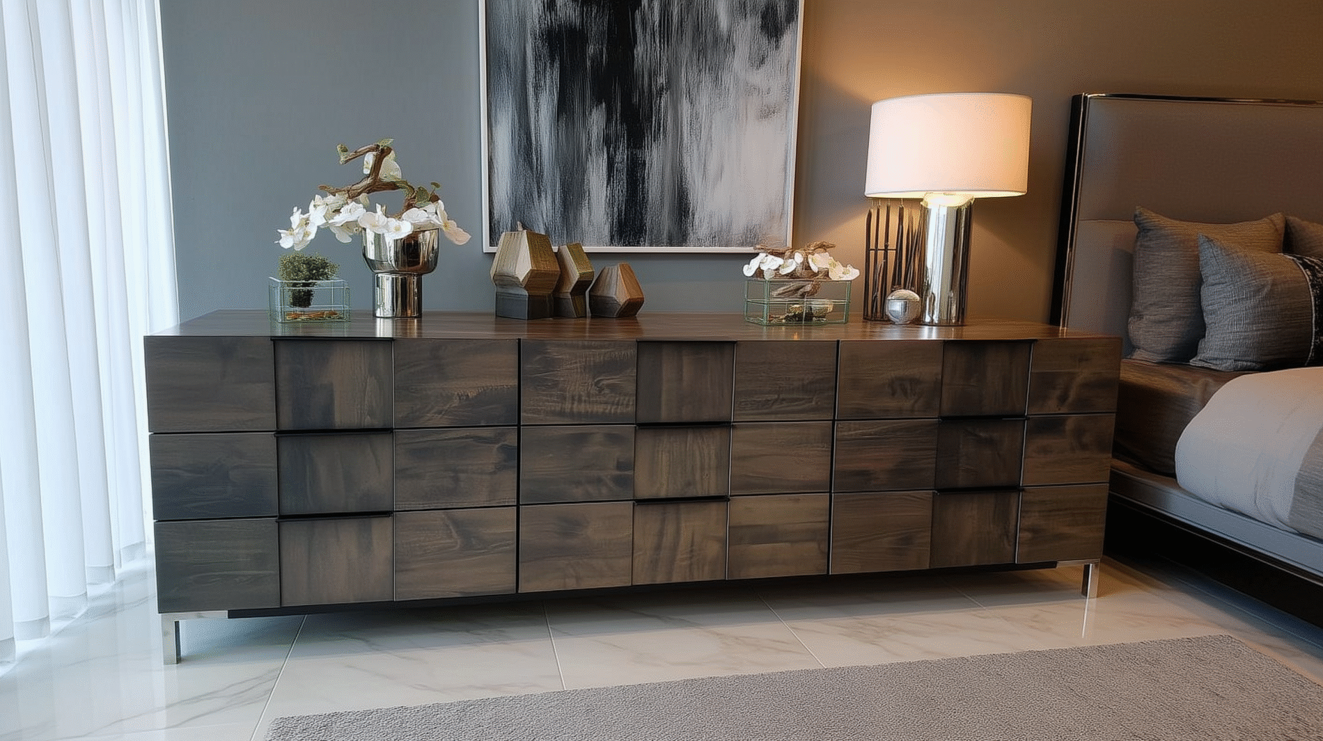 Loft Solid Wood Modern Bedroom Dresser | SoBe Furniture