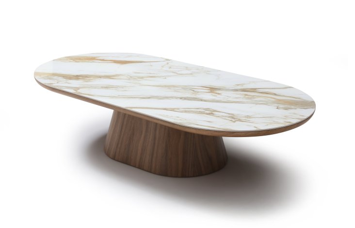 Marbella Marble & Walnut Coffee Table | SoBe Boca Raton – SoBe Furniture