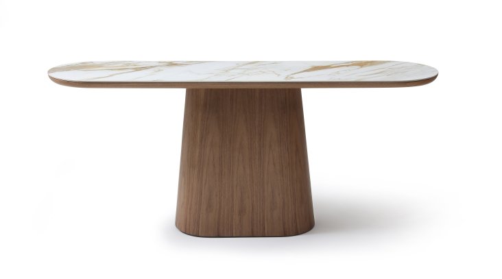 Marbella Marble & Walnut Console Table | SoBe Boca Raton – SoBe Furniture