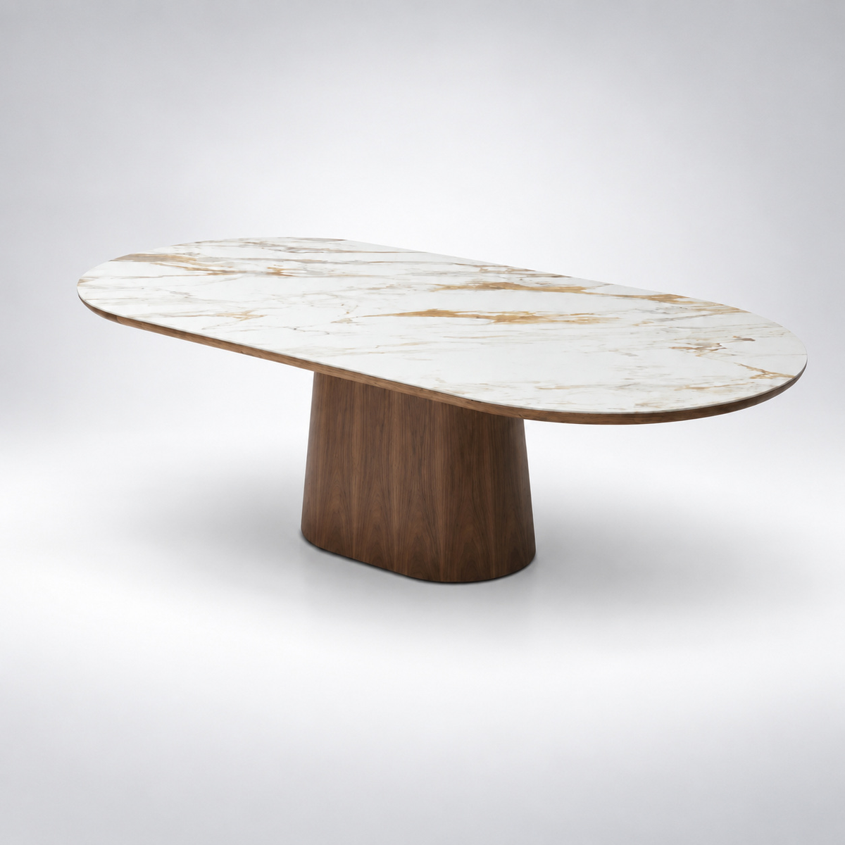 Marbella Marble & Walnut Dining Table | SoBe Boca Raton – SoBe Furniture