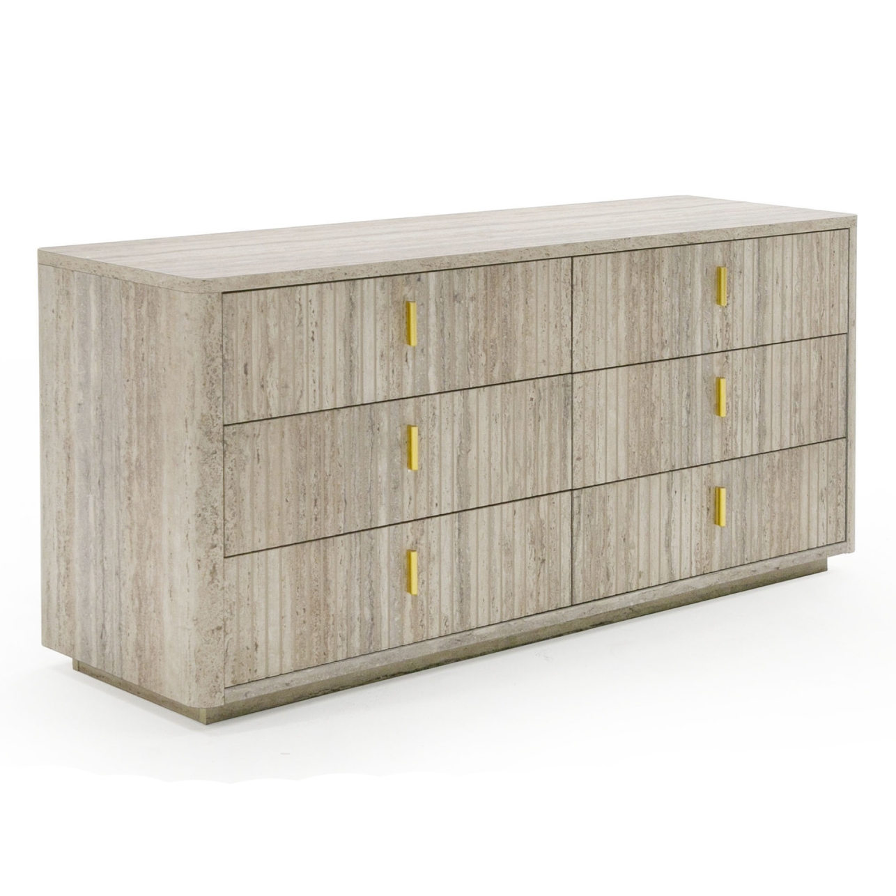 modern gold dresser Pompeii Travertine & Color:Twilight Navy FP DAY 8 The Imani Maxi Dress Natural Modern Minimalist Style