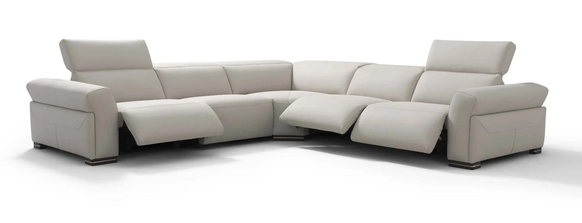Incanto i873 Genesis Power Reclining Corner Sectional, 6 Pieces, 4 Power Seats